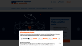 What Volksbank-goeppingen.de website looked like in 2021 (3 years ago)