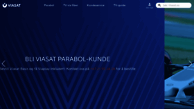 What Viasat.no website looked like in 2021 (3 years ago)