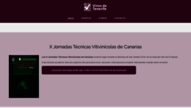 What Vinosdetenerife.es website looked like in 2021 (3 years ago)