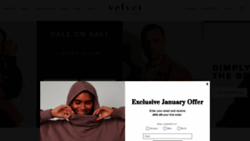 What Velvet-tees.com website looked like in 2021 (3 years ago)