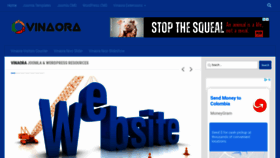 What Vinaora.com website looked like in 2021 (3 years ago)