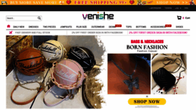 What Venishe.com website looked like in 2021 (3 years ago)