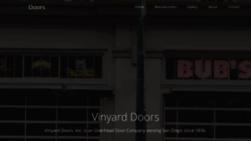 What Vinyarddoors.com website looked like in 2021 (3 years ago)