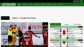 What Voetbalkrant.com website looked like in 2021 (3 years ago)