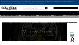 What Vintage-portfolio.com website looked like in 2021 (3 years ago)