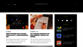 What Vivantic.org website looked like in 2021 (3 years ago)