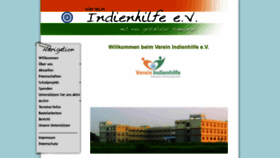 What Verein-indienhilfe.de website looked like in 2021 (3 years ago)