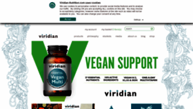 What Viridian-nutrition.com website looked like in 2021 (3 years ago)