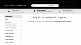 What Vuurwerkstaffel.nl website looked like in 2021 (3 years ago)