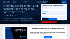 What Visualcompliance.com website looked like in 2021 (3 years ago)