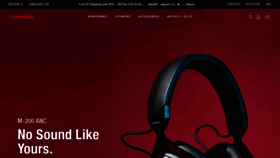 What V-moda.com website looked like in 2021 (3 years ago)