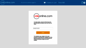 What Vdeonline.com website looked like in 2021 (3 years ago)