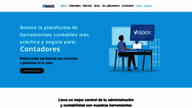 What Visoor.mx website looked like in 2021 (3 years ago)
