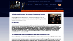 What Virginia-personal-injury-lawyers.com website looked like in 2021 (3 years ago)