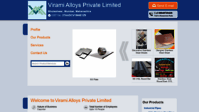 What Viramialloys.in website looked like in 2021 (3 years ago)