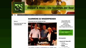 What Vinothek-saar.de website looked like in 2021 (3 years ago)