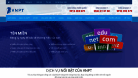 What Vnptidc.com.vn website looked like in 2021 (3 years ago)