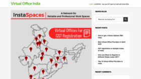 What Virtualofficeindia.com website looked like in 2021 (3 years ago)