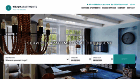 What Visionapartments.com website looked like in 2021 (3 years ago)