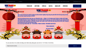 What Vintrans.com.vn website looked like in 2021 (3 years ago)