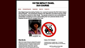 What Victimimpactlasvegas.com website looked like in 2021 (3 years ago)