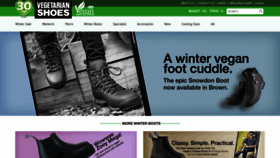 What Vegetarian-shoes.co.uk website looked like in 2021 (3 years ago)