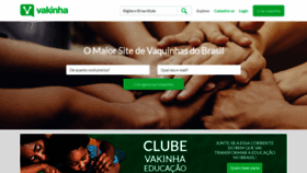What Vakinha.com.br website looked like in 2021 (3 years ago)