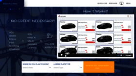 What Velozcar.com website looked like in 2021 (3 years ago)