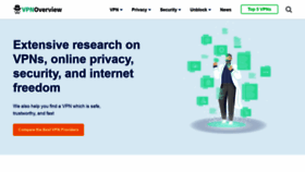 What Vpnoverview.com website looked like in 2021 (4 years ago)