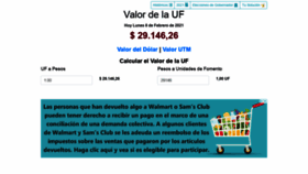 What Valoruf.cl website looked like in 2021 (4 years ago)