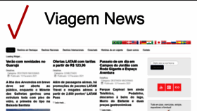 What Viagemnews.com website looked like in 2021 (3 years ago)