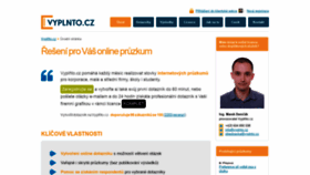 What Vyplnto.cz website looked like in 2021 (3 years ago)
