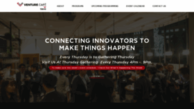 What Venturecafetokyo.org website looked like in 2021 (4 years ago)