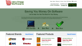 What Verycheapsoftware.com website looked like in 2021 (3 years ago)