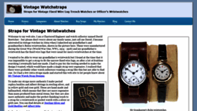 What Vintagewatchstraps.com website looked like in 2021 (3 years ago)