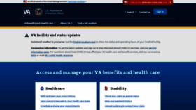 What Va.gov website looked like in 2021 (3 years ago)