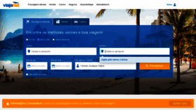 What Viajanet.com.br website looked like in 2021 (3 years ago)