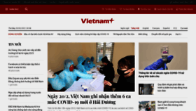 What Vietnamplus.vn website looked like in 2021 (3 years ago)