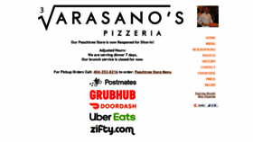 What Varasanos.com website looked like in 2021 (3 years ago)