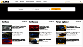 What V3cars.com website looked like in 2021 (3 years ago)