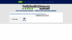 What Verifyemailaddress.org website looked like in 2021 (3 years ago)
