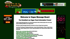What Vegasmessageboard.com website looked like in 2021 (3 years ago)