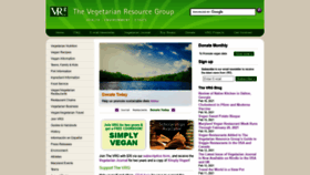 What Vrg.org website looked like in 2021 (3 years ago)