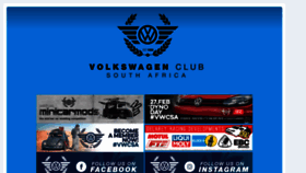 What Vwclub.co.za website looked like in 2021 (3 years ago)