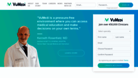 What Vumedi.com website looked like in 2021 (4 years ago)