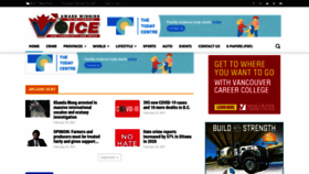 What Voiceonline.com website looked like in 2021 (3 years ago)