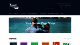What Vapegh.com website looked like in 2021 (3 years ago)