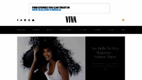 What Viva.co.nz website looked like in 2021 (3 years ago)