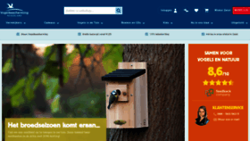 What Vogelbeschermingshop.nl website looked like in 2021 (3 years ago)