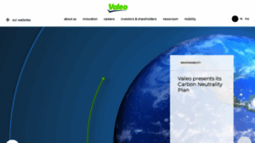 What Valeo.com website looked like in 2021 (3 years ago)